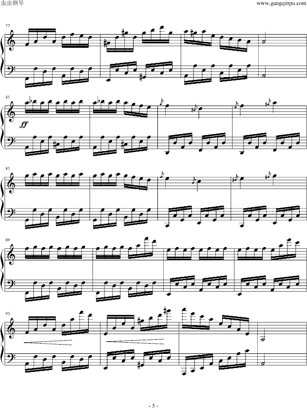 Pagrag钢琴曲谱（图5）