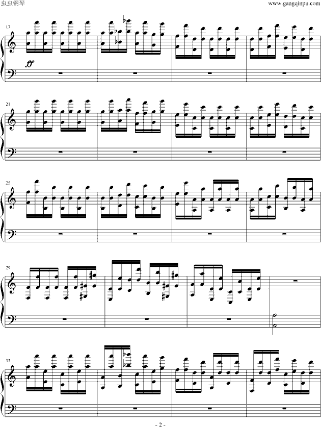 Pagrag钢琴曲谱（图2）