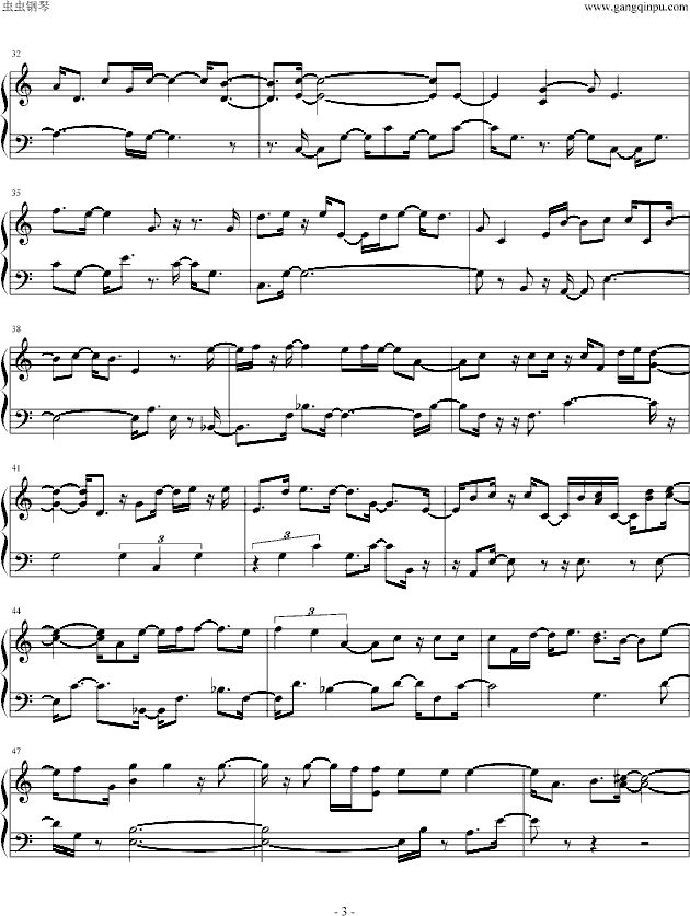 旅行的意义钢琴曲谱（图3）