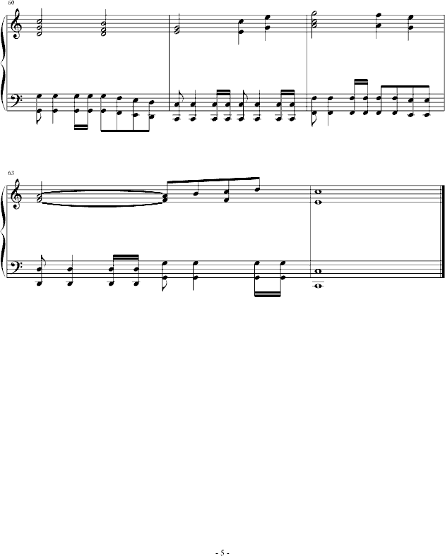 火焰纹章主题曲钢琴版钢琴曲谱（图5）