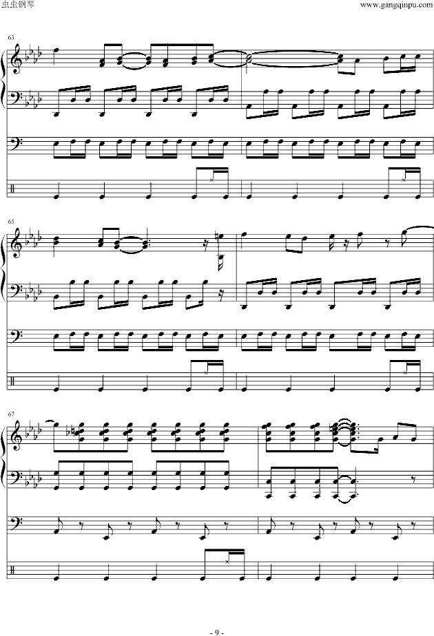 柯南主题曲钢琴曲谱（图8）