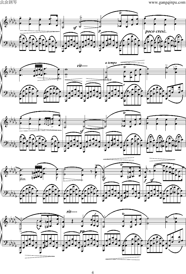 幻想即兴曲钢琴曲谱（图4）
