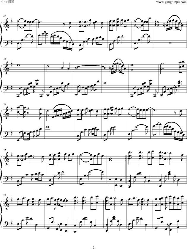 游戏 CLOSE YET DISTANT钢琴曲谱（图2）