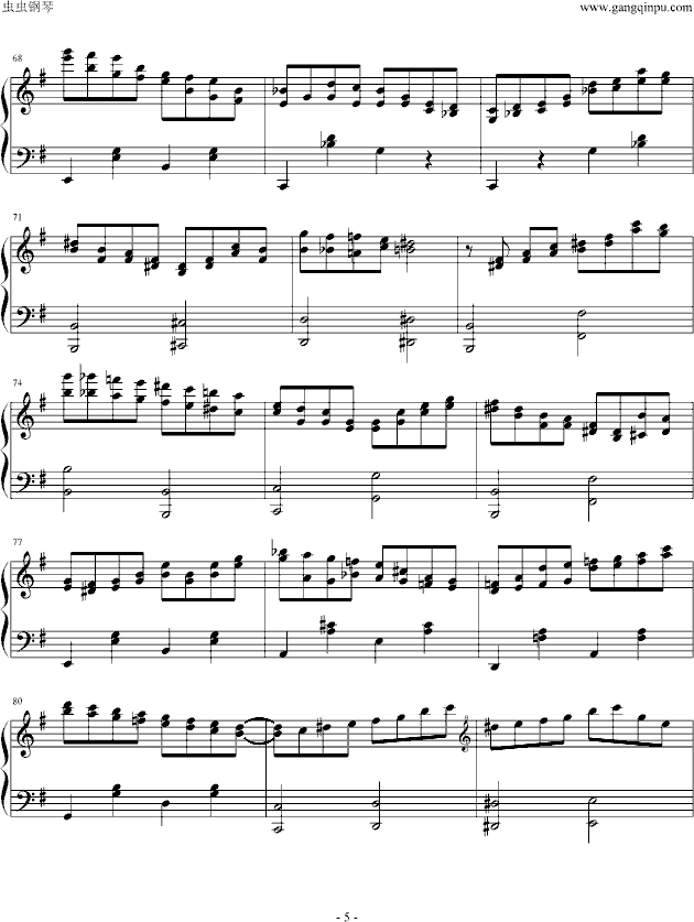 1900`s Madness #2 - 海上钢琴师钢琴曲谱（图5）
