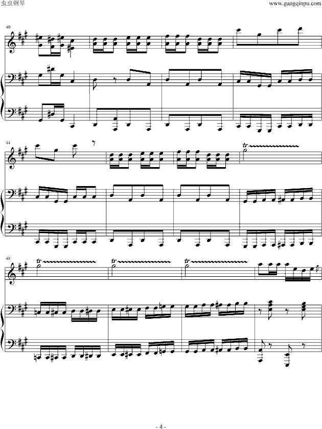 卡门 木琴和钢琴钢琴曲谱（图4）