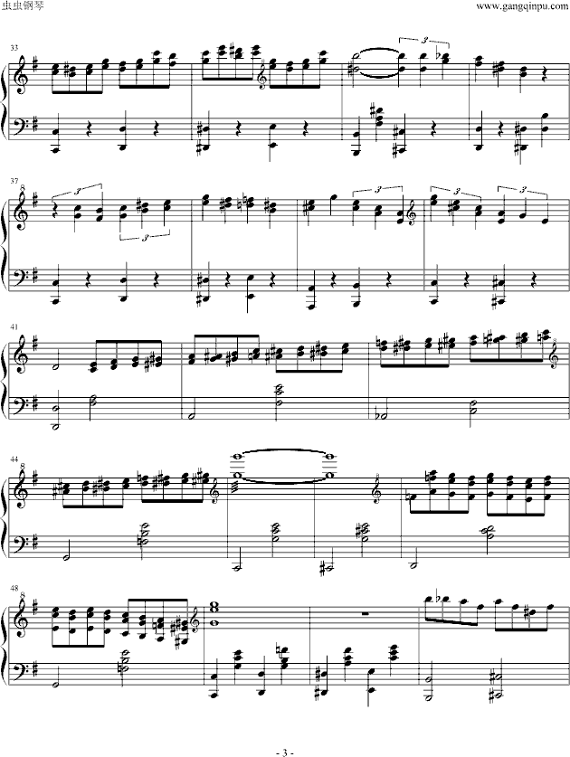 1900`s Madness #2 - 海上钢琴师钢琴曲谱（图3）