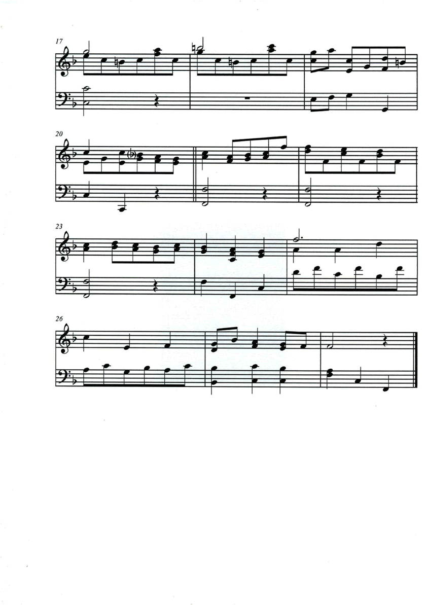 dance of the blessed spirits钢琴曲谱（图2）
