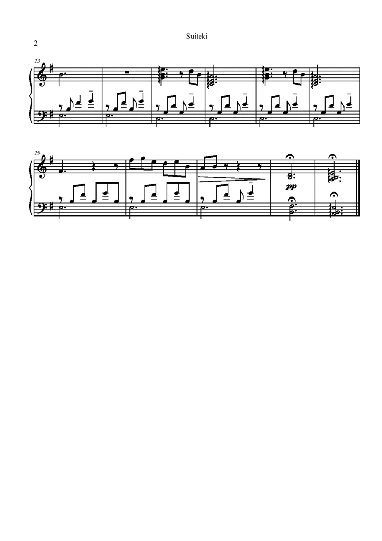 Suiteki钢琴曲谱（图2）