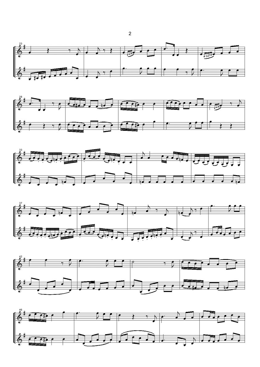 di si felice inesto钢琴曲谱（图2）