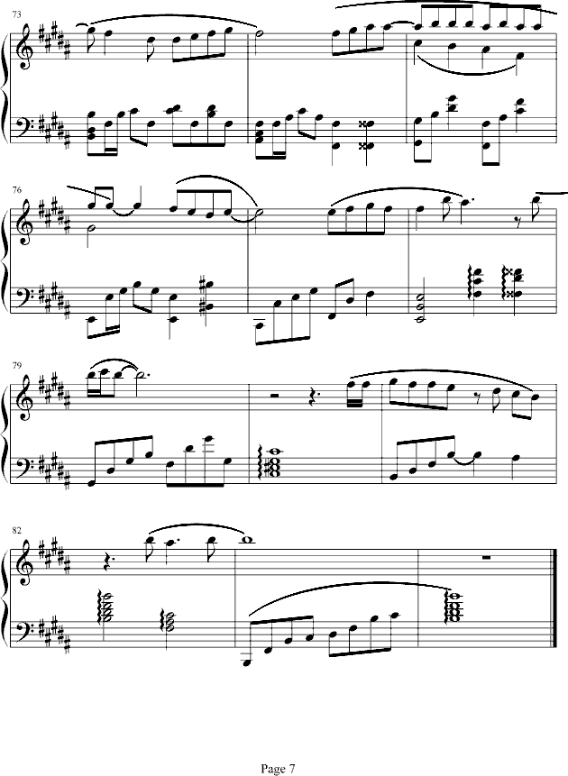 废话钢琴曲谱（图7）