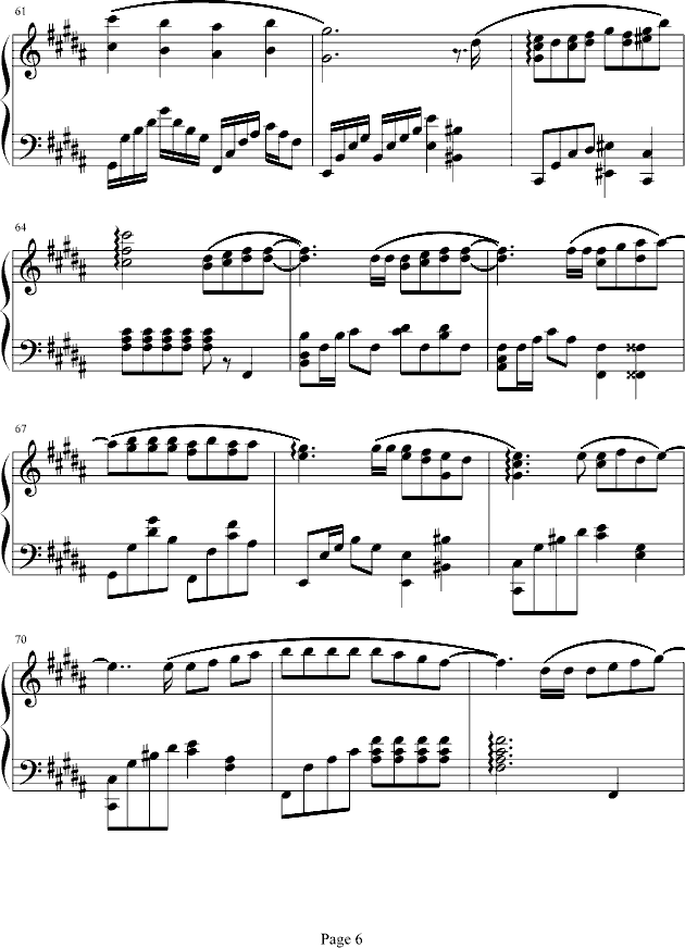 废话钢琴曲谱（图6）