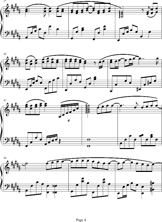 废话钢琴曲谱（图4）