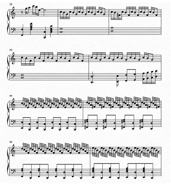 无与伦比的美丽钢琴曲谱（图4）