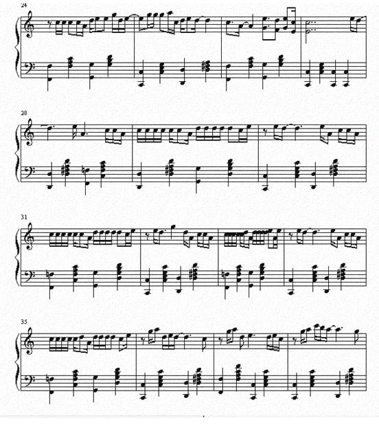 无与伦比的美丽钢琴曲谱（图3）