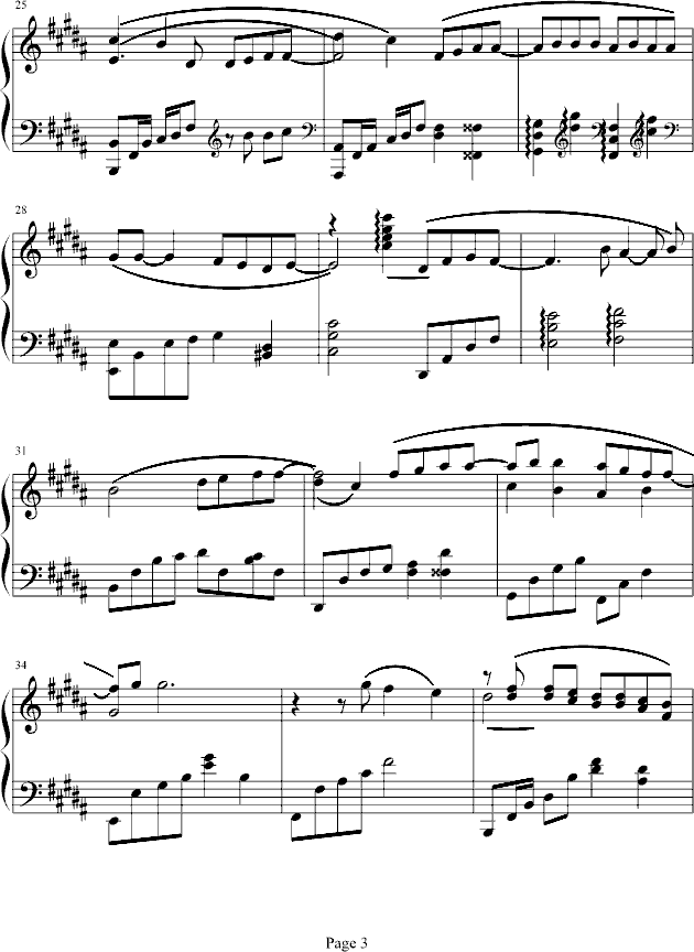 废话钢琴曲谱（图3）