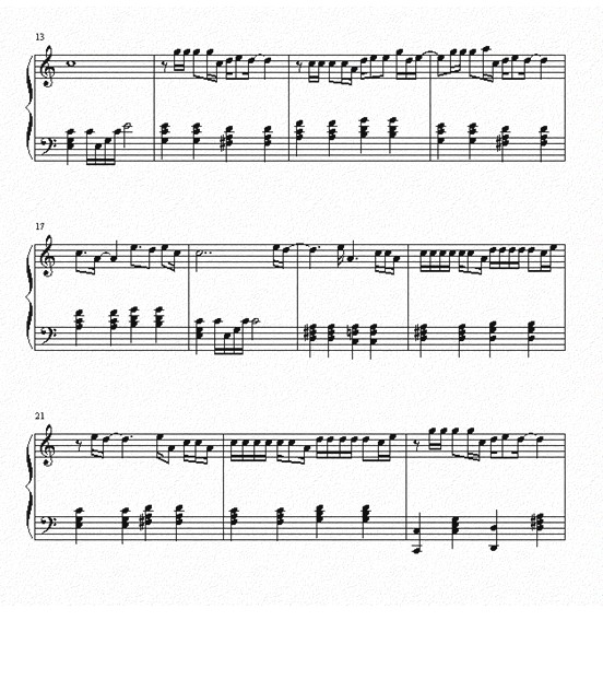 无与伦比的美丽钢琴曲谱（图2）