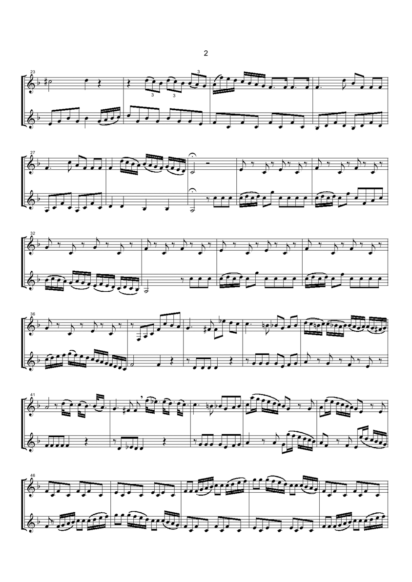 una voce poco fa钢琴曲谱（图2）