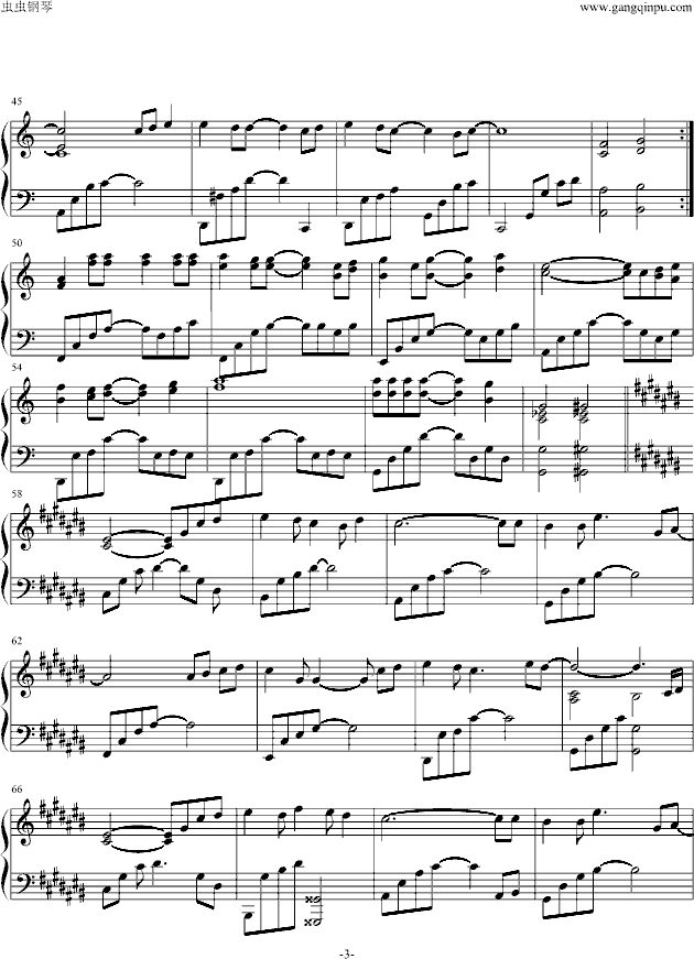 野种子钢琴曲谱（图3）