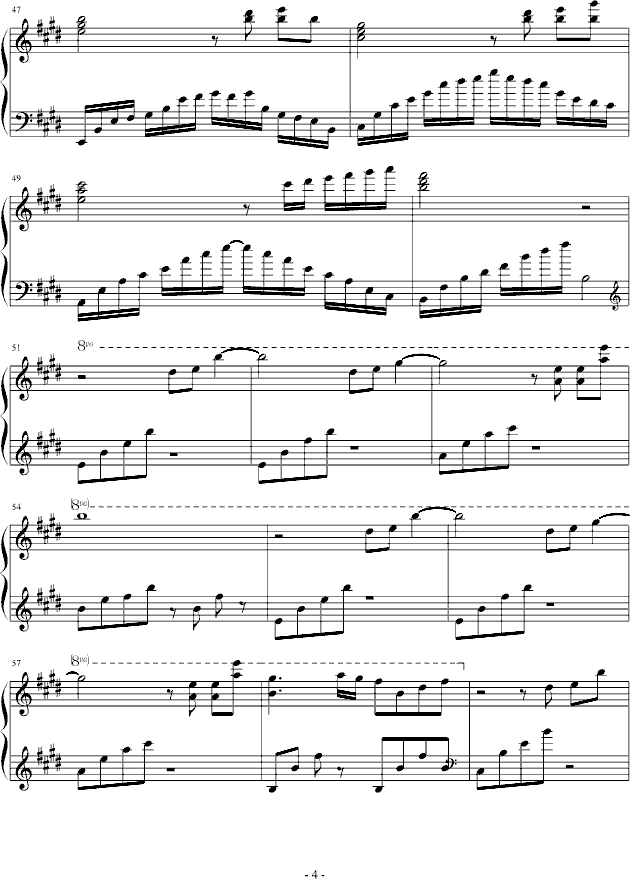 手心里的风钢琴曲谱（图4）