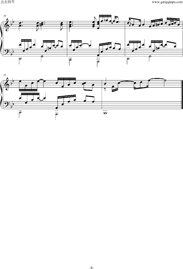 冰封雪域钢琴曲谱（图4）
