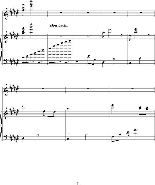 曲命钢琴曲谱（图7）