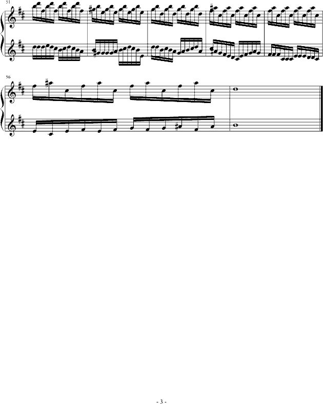 急行的马车钢琴曲谱（图3）
