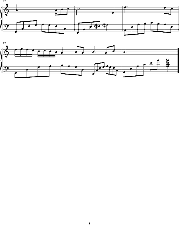 爱的印记钢琴曲谱（图5）