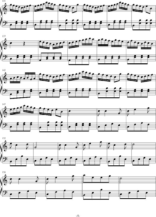 纯真的心钢琴曲谱（图5）