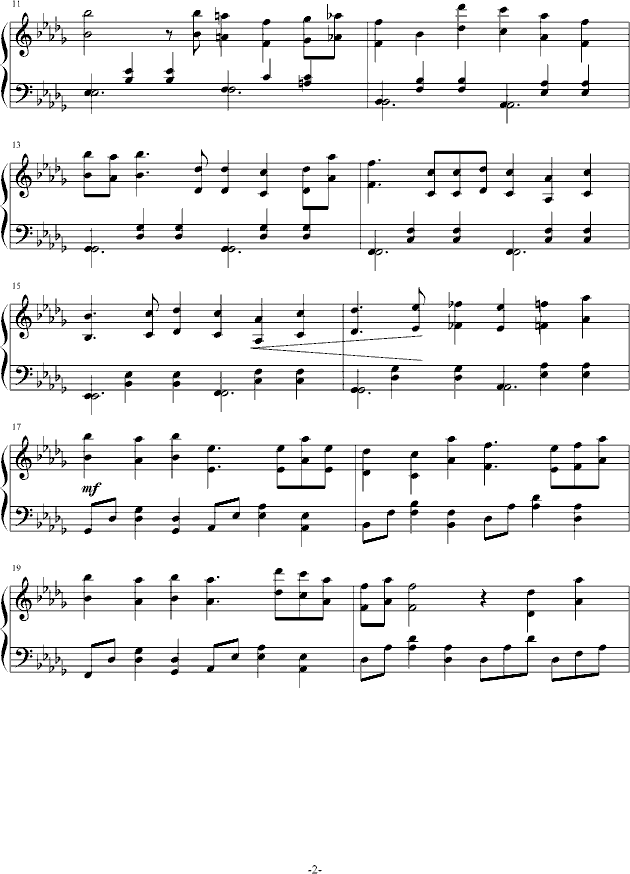 far钢琴曲谱（图2）