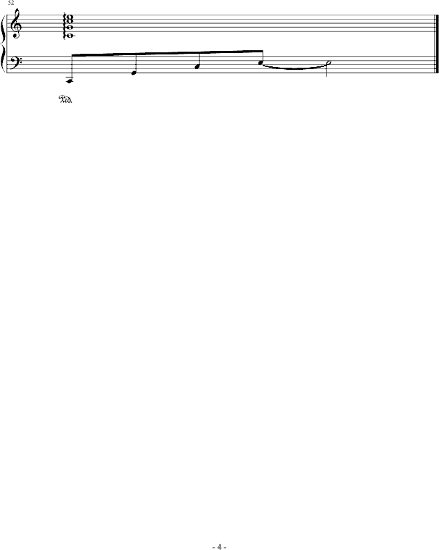 梦钢琴曲谱（图4）
