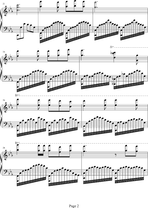 From the Sky钢琴曲谱（图2）