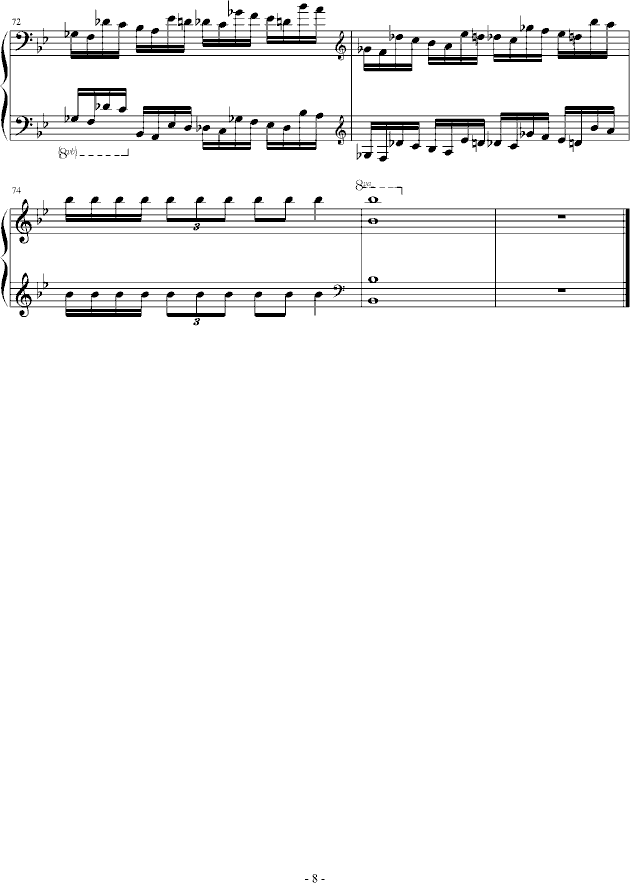燃烧的琴弦钢琴曲谱（图8）