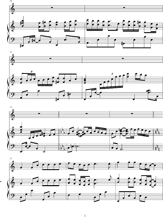 瑟鲁之歌钢琴曲谱（图5）