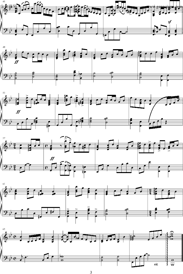各自远扬钢琴曲谱（图3）