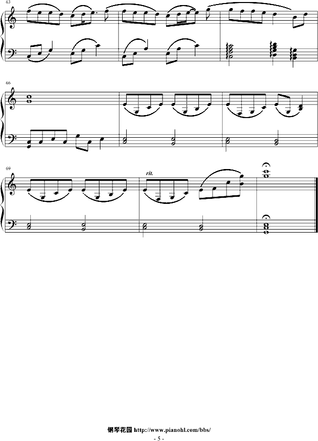 原谅钢琴曲谱（图5）