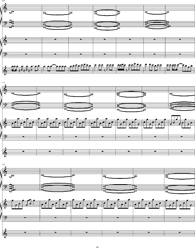 Above and Beyond钢琴曲谱（图6）