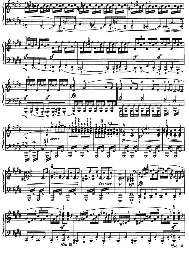 月光曲（Op.27 No.2）钢琴曲谱（图9）