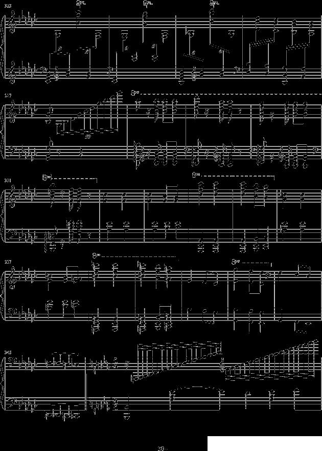 诺玛的回忆钢琴曲谱（图30）