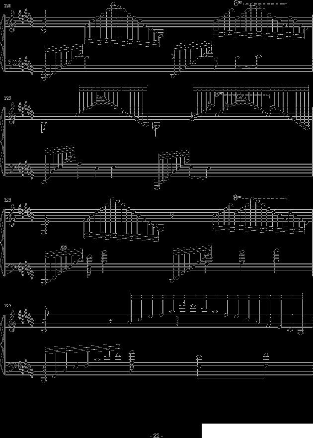 诺玛的回忆钢琴曲谱（图22）
