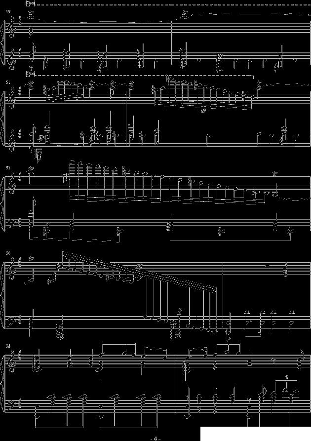 诺玛的回忆钢琴曲谱（图4）