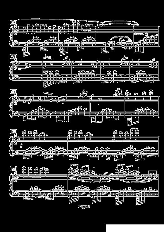 江月夜钢琴曲谱（图3）