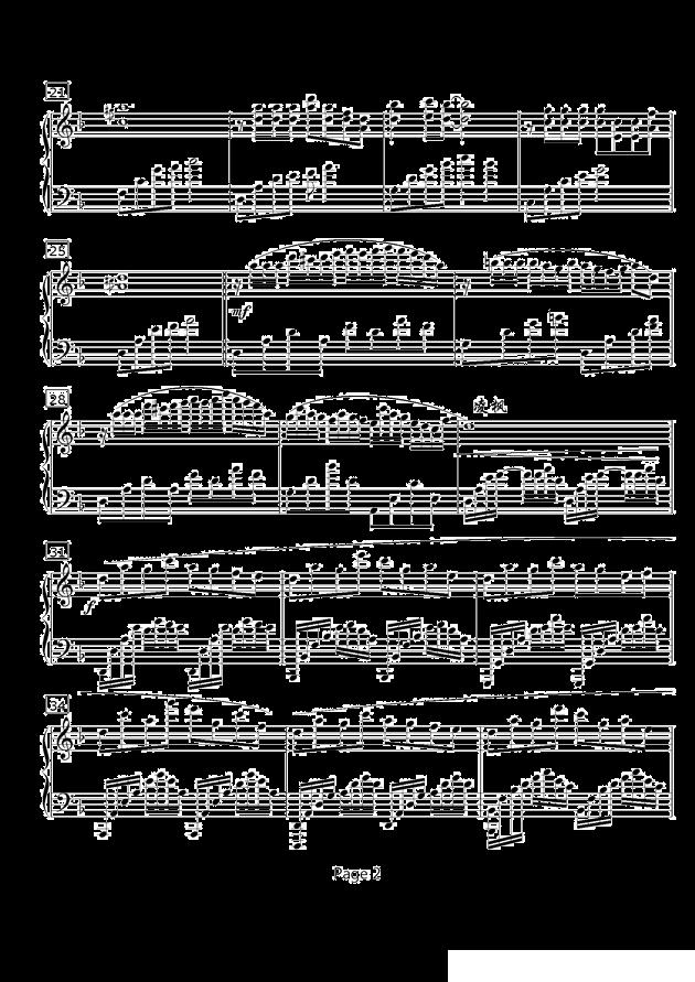 江月夜钢琴曲谱（图2）