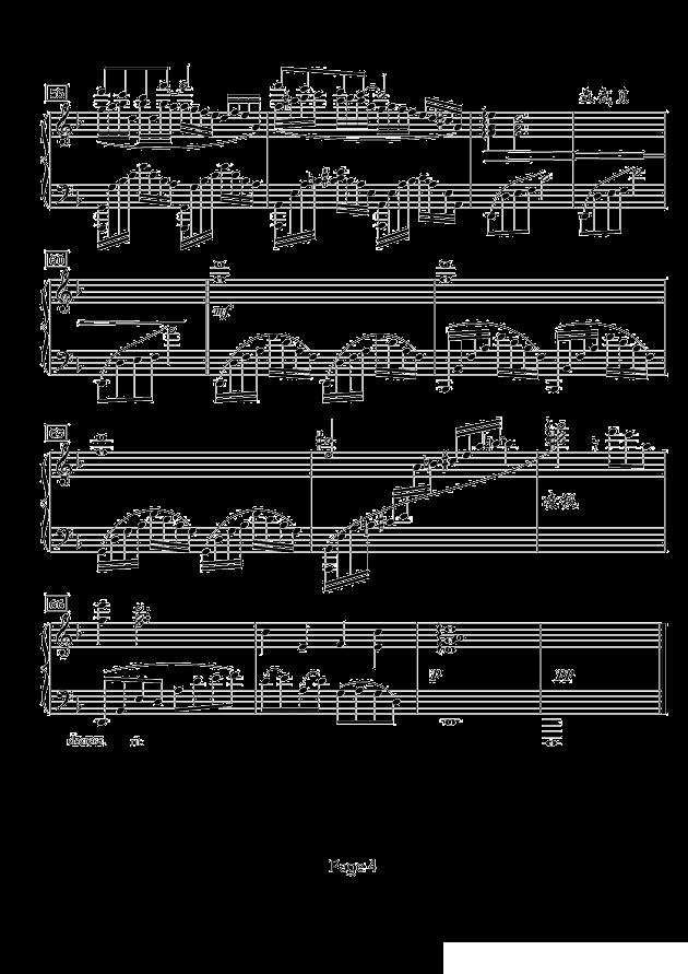 江月夜钢琴曲谱（图4）