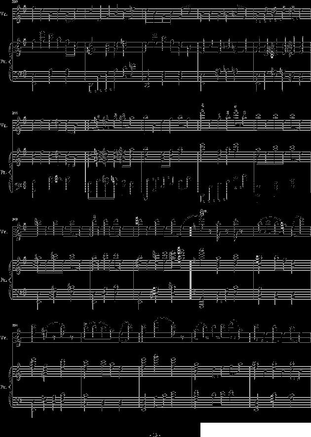 A小调舞曲（For Piano And Violin）钢琴曲谱（图13）