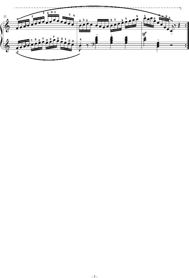 车尔尼Op849 No.30钢琴曲谱（图3）