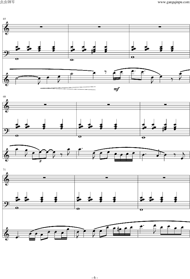 never meant to belong钢琴曲谱（图6）