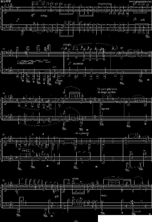 匈牙利狂想曲12号钢琴曲谱（图2）