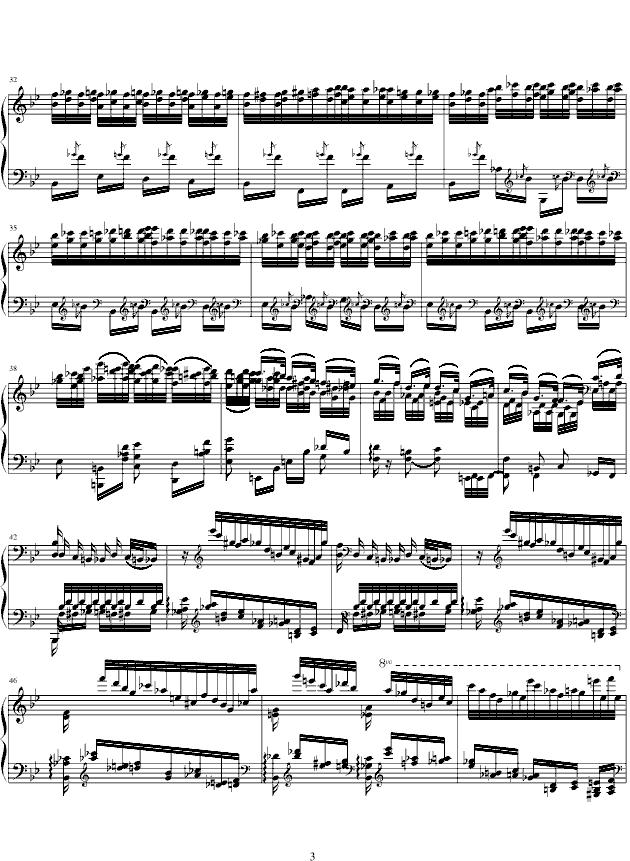 Feux Follets钢琴曲谱（图3）