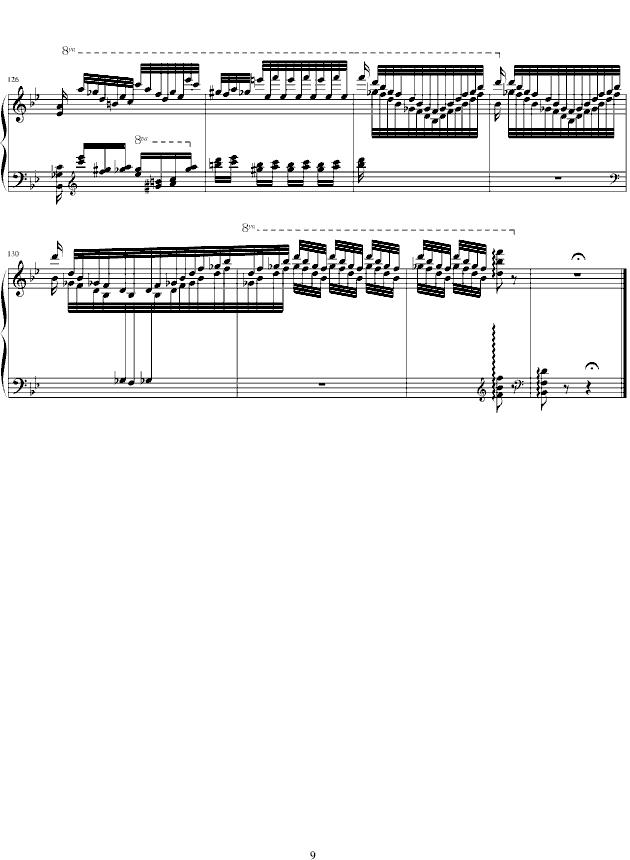 Feux Follets钢琴曲谱（图9）