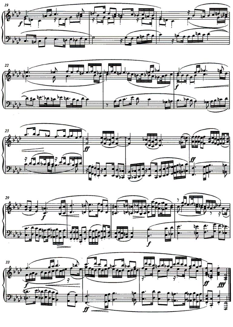 舞韵—f小调赋格钢琴曲谱（图2）